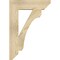 Ekena Millwork Legacy Slat Rough Sawn Bracket, Douglas Fir, 4"W x 18"D x 26"H BKT04X18X26LEC06RDF - alternate 3